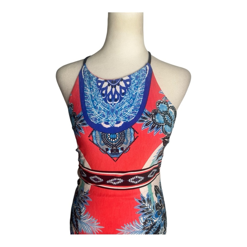 Sleeveless Boho Maxi Dress Size Medium - Picture 2 of 8